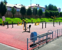 Уличный тренажер для инвалидов Велосипед Kidyclub YTM1-FS