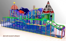 Детский игровой комплекс-лабиринт Космосфера