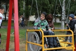 Качели для инвалидов-колясочников  4-мест Kidyclub 3113
